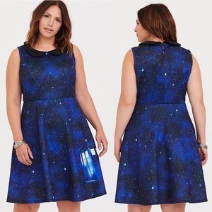 4X ☎️ Doctor Who BBC X Torrid TARDIS police box Dress